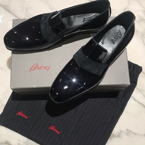BRIONI tuxedo loafers *NWT* - Picture 2 of 14